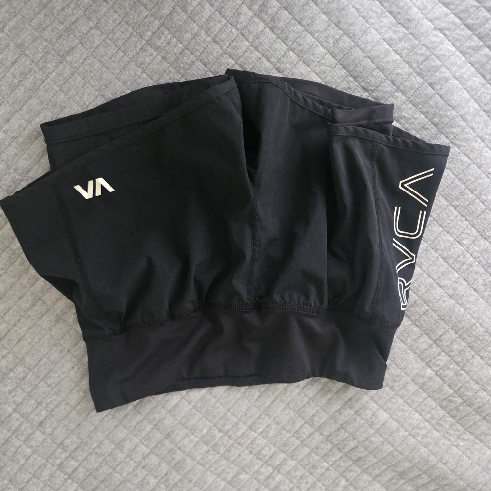 RVCA Black Performance Shorts